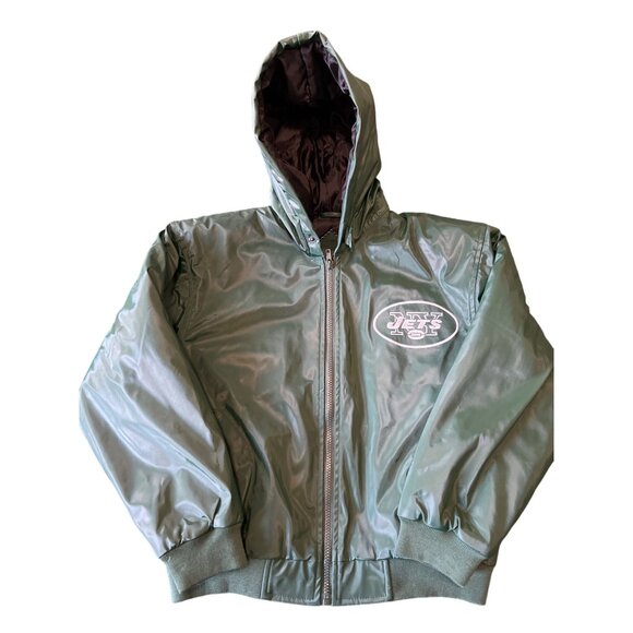 NFL Play Football Other - Vintage Play Football NFL NY Jets Youth Childrens Coat sz Medium 8/10 Boy Unisex